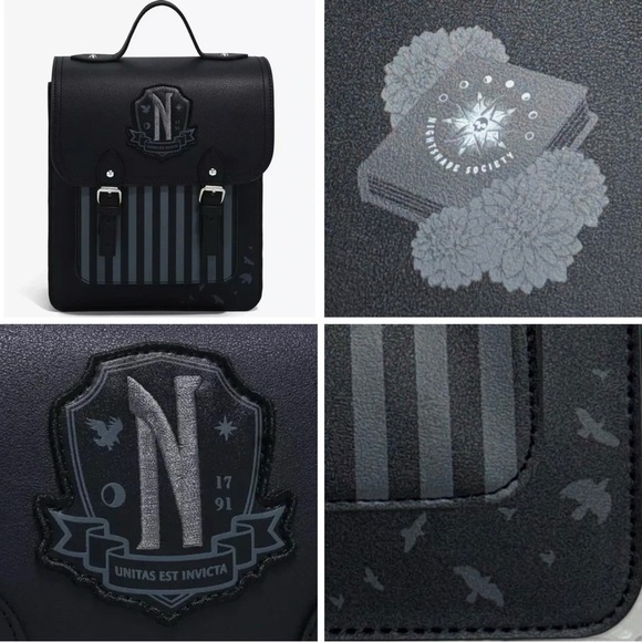 WEDNESDAY Nevermore Academy‎ Mini Backpack main image 14